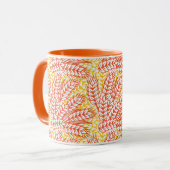 Ornament met tarweoren mok (Voorkant links)