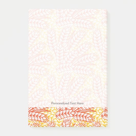 Ornament met tarweoren post-it® notes (Voorkant)