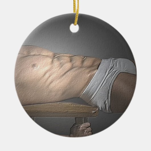 Ornament met tweeslauw witte briefs (Voorkant)