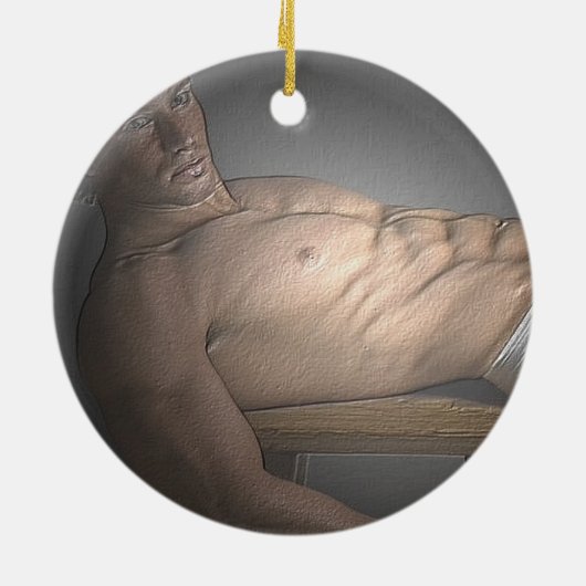 Ornament met tweeslauw witte briefs (Achterkant)