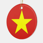 Ornament met Vietnamese vlag (Links)