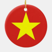 Ornament met Vietnamese vlag (Achterkant)