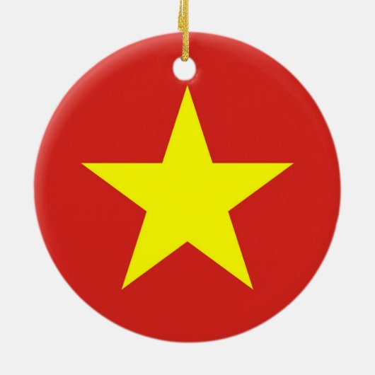 Ornament met Vietnamese vlag (Achterkant)