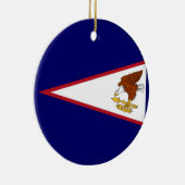 Ornament met vlag van Amerikaans-Samoa (Rechts)
