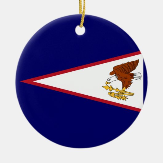 Ornament met vlag van Amerikaans-Samoa (Voorkant)