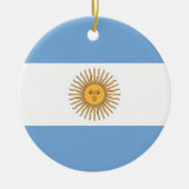 Ornament met vlag van Argentinië (Voorkant)