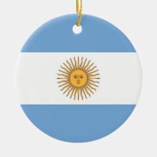 Ornament met vlag van Argentinië