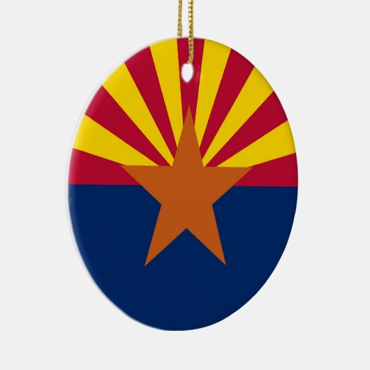 Ornament met vlag van Arizona (Rechts)
