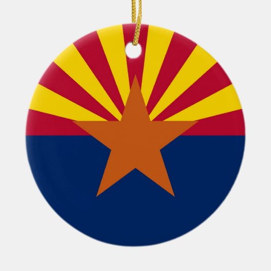 Ornament met vlag van Arizona (Voorkant)
