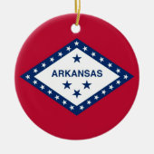 Ornament met vlag van Arkansas (Voorkant)