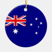 Ornament met vlag van Australië (Voorkant)