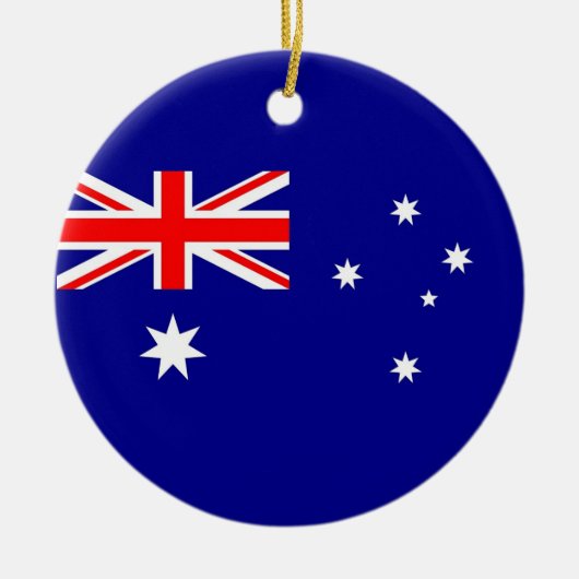 Ornament met vlag van Australië (Voorkant)