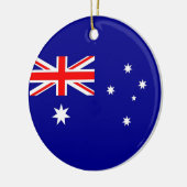 Ornament met vlag van Australië (Links)