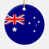 Ornament met vlag van Australië (Achterkant)