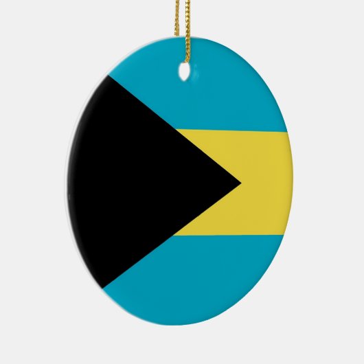Ornament met vlag van Bahama's (Rechts)