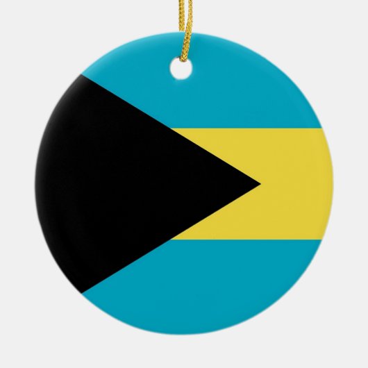Ornament met vlag van Bahama's (Voorkant)