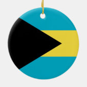 Ornament met vlag van Bahama's (Achterkant)