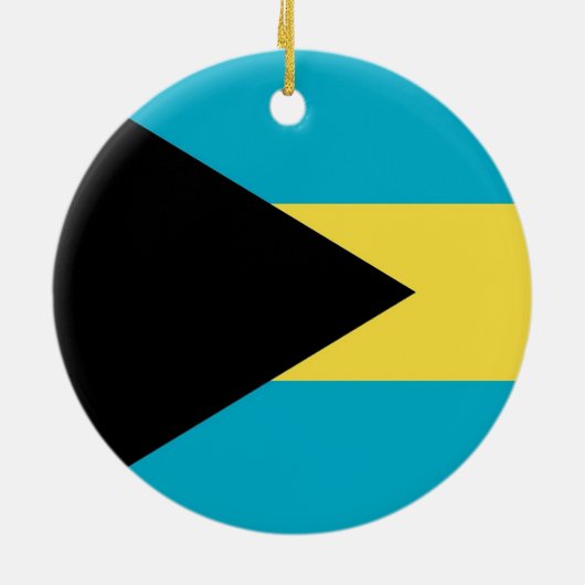 Ornament met vlag van Bahama's (Achterkant)