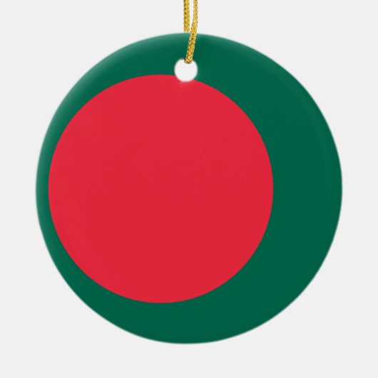 Ornament met vlag van Bangladesh (Voorkant)