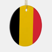 Ornament met vlag van België (Rechts)