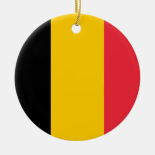 Ornament met vlag van België