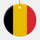 Ornament met vlag van België (Achterkant)