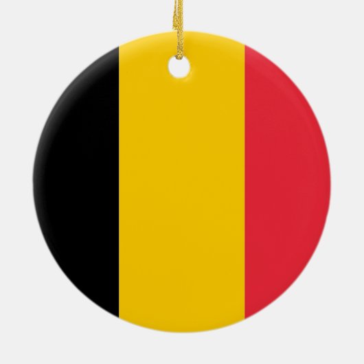 Ornament met vlag van België (Achterkant)