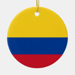 Ornament met vlag van Colombia