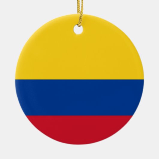 Ornament met vlag van Colombia (Voorkant)