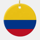 Ornament met vlag van Colombia (Achterkant)