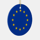 Ornament met vlag van de Europese Unie (Rechts)