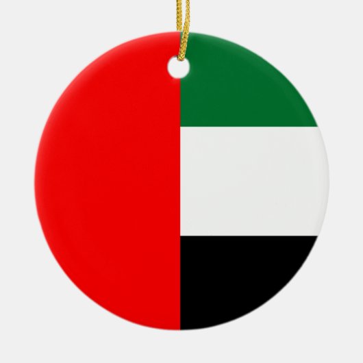 Ornament met vlag van de Verenigde Arabische Emira (Voorkant)