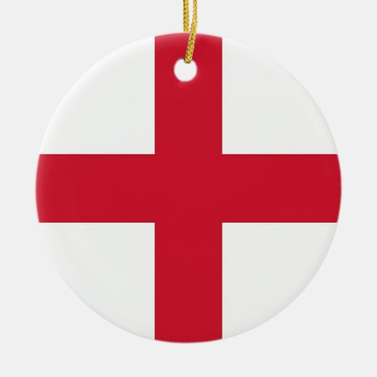Ornament met vlag van Engeland (Voorkant)