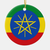Ornament met vlag van Ethiopië (Voorkant)