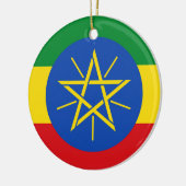 Ornament met vlag van Ethiopië (Links)