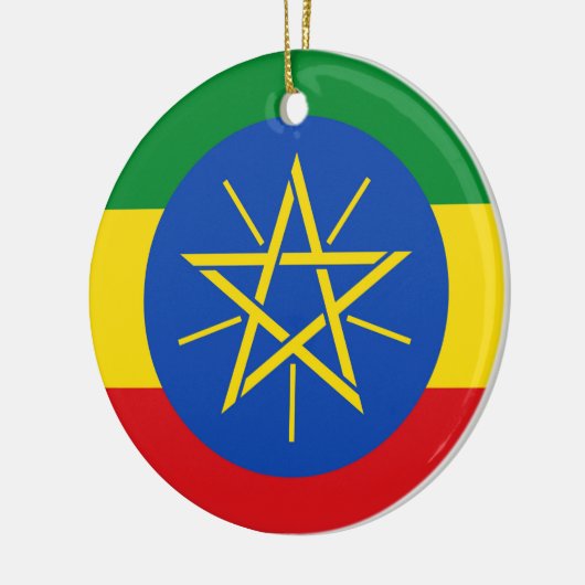 Ornament met vlag van Ethiopië (Links)