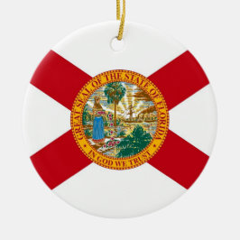 Ornament met vlag van Florida