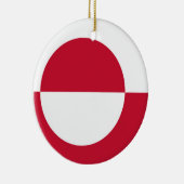Ornament met vlag van Groenland (Rechts)