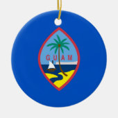 Ornament met vlag van Guam (Voorkant)