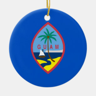 Ornament met vlag van Guam