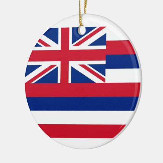 Ornament met vlag van Hawaii (Links)