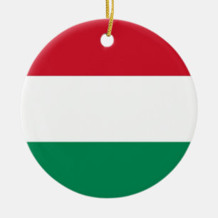 Ornament met vlag van Hongarije