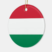 Ornament met vlag van Hongarije (Links)