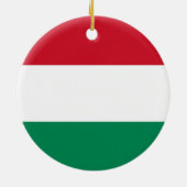 Ornament met vlag van Hongarije (Achterkant)