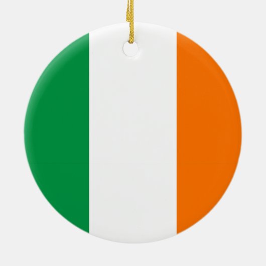 Ornament met vlag van Ierland (Achterkant)