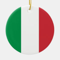 Ornament met vlag van Italië