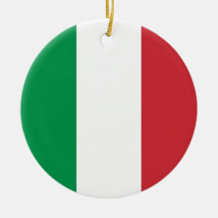 Ornament met vlag van Italië