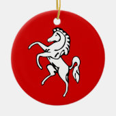 Ornament met vlag van Kent County, Engeland (Voorkant)