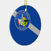 Ornament met vlag van Las Vegas, Nevada, Verenigde (Rechts)