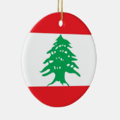 Ornament met vlag van Libanon (Rechts)